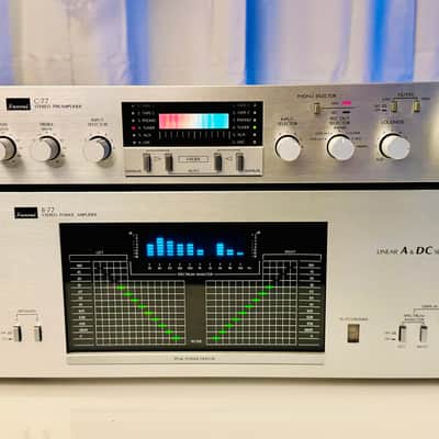 Vintage Sansui ⚡C-77 Pre Amp & B-77 Power Amplifier (60 WPC) Serviced + Cleaned image 1