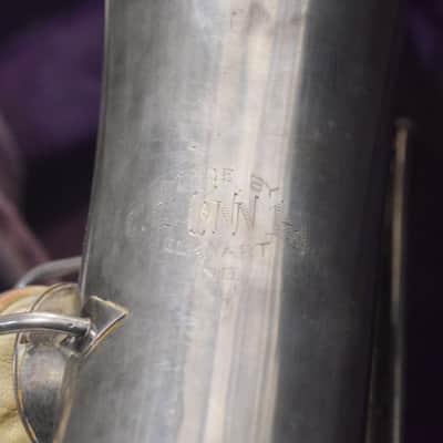 C.G. Conn C Melody Silver Plated Alto Saxophone 1922 image 6