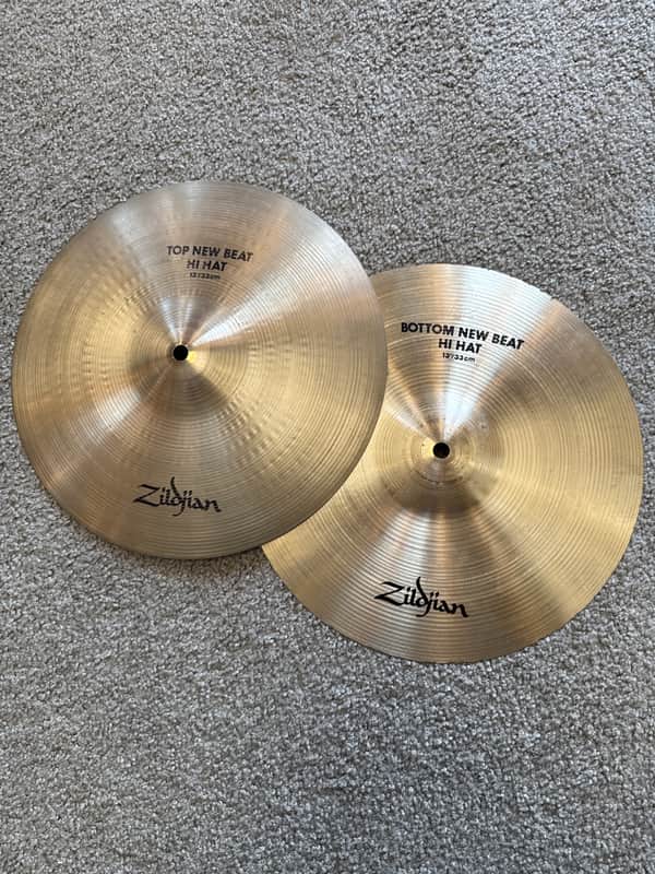 Zildjian 13" A Series New Beat Hi-Hat Cymbals (Pair) 1982 - 2012 - Traditional image 1