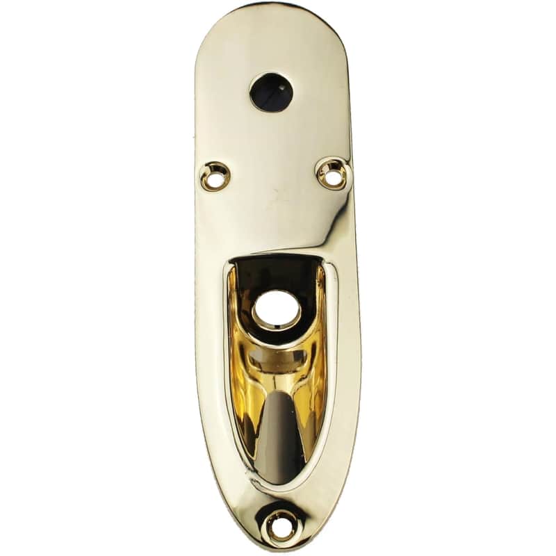 Guitar Input Jack Plate, Metal Output Jackplate Socket Output Loaded Boat Style for Ibaz Electric Guitar Replacement Parts, Gold image 1