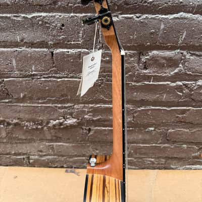 Caramel "Melts in my Heart" Acoustic-Electric Handcrafted Zebrawood Ukulele (Used - Good Condition) image 21