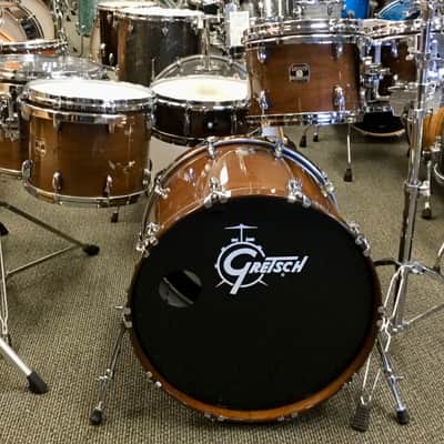 Gretsch Purewood Walnut 6pc Drum Set - 100% Walnut image 4