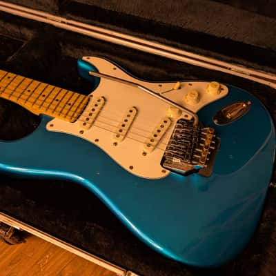 Fender Contemporary Stratocaster Electric Guitar SSS Japan Mid 1980s Lake Placid Blue W/HSC image 2