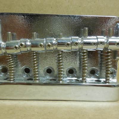 New Chrome  bass guitar Washburn 5 String Replacement Bridge image 2