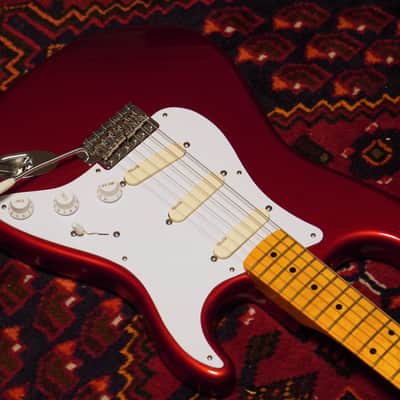 B-Stock David Gilmour Candy Apple Red Fender Stratocaster - Classic 50s Lacquer EMG DG-20 image 6