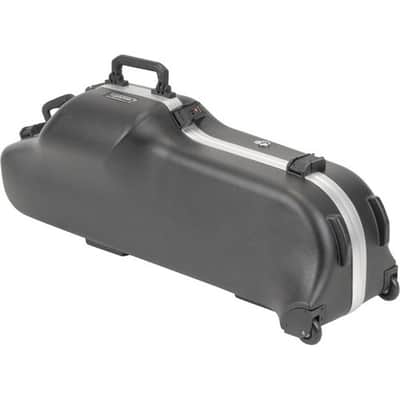 SKB Cases 1SKB-455W Contoured Pro Universal Baritone Sax case w/ Wheels image 2