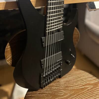 Legator Ghost G8FP Black with Seymour Duncan Blackouts 8 String image 3