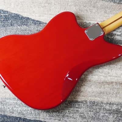 Fender MIJ 2024 Collection Hybrid II Jazzmaster FMT Flame Sunset Orange Transparent Made in Japan image 4