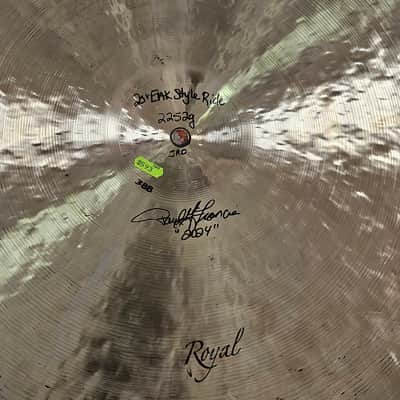 Royal Cymbals 20" EAK Style Ride 2252g Cymbal Craftsman Paul Francis image 3