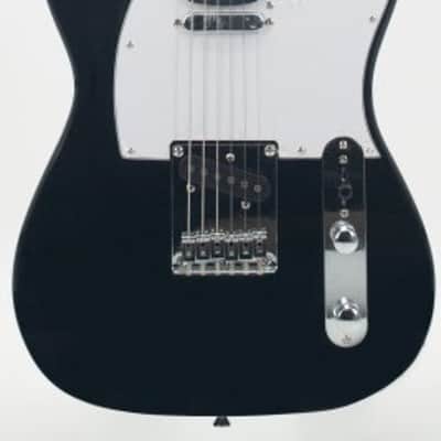 Jay Turser - TL Style Lightweight Solid Body Electric Guitar, Black image 2