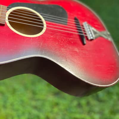 United Unbranded Parlor Guitar - circa 1960’s image 18