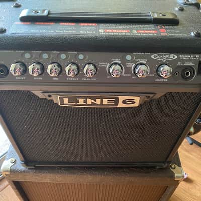 Line 6 Spider III 15 15-Watt 1x8" Digital Modeling Guitar Practice Amp 2006 - 2009 - Black image 1
