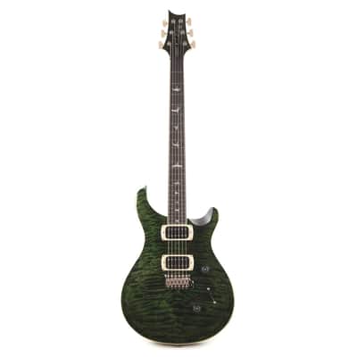 PRS SE Custom 24 Quilt Electric Guitar, Teal Black w/ Bag image 4