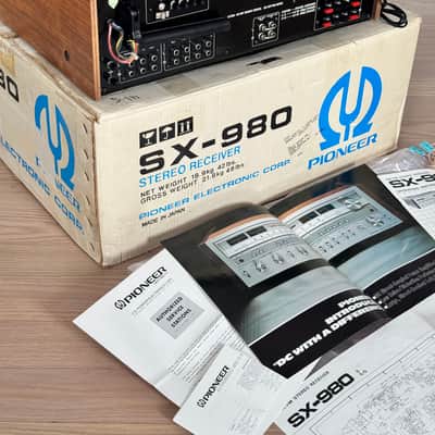 STORE DISPLAY Vintage Pioneer SX-980 Stereo Receiver ~MINT~ ORIG BOX + FREE SHIPPING ~LOOK~ image 11