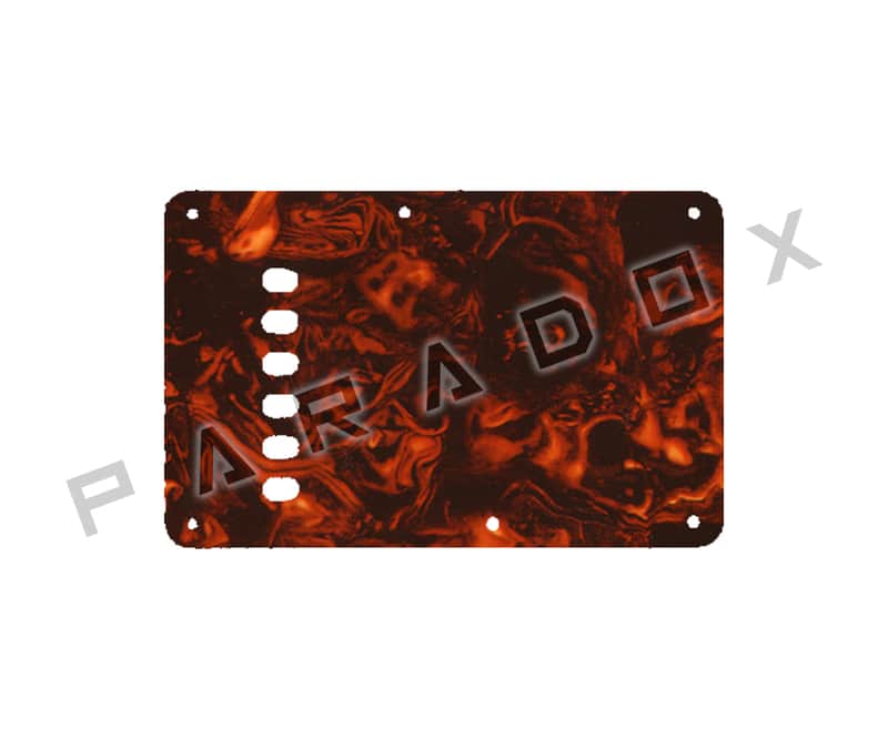 Custom Backplate For 2018 - Present Made in Taiwan Yamaha Pacifica 112J - Faux Tortoise Shell/White/Black/White .090" image 1