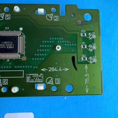CASIO LK-92TV Lighting Keyboard Part: Display Screen Board PCB M649-LCA1 image 8
