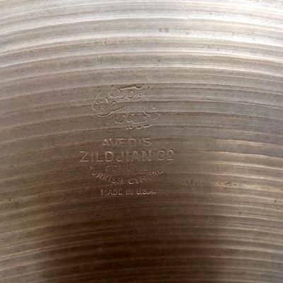 ZILDJIAN A 22” Ride, 1960s (15-C15\4AVAL) image 2