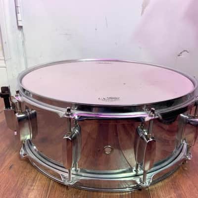 Mapex 14"x5.5" Chrome Over Steel Snare Drum W/ Drum Mute SN: 958951 image 1