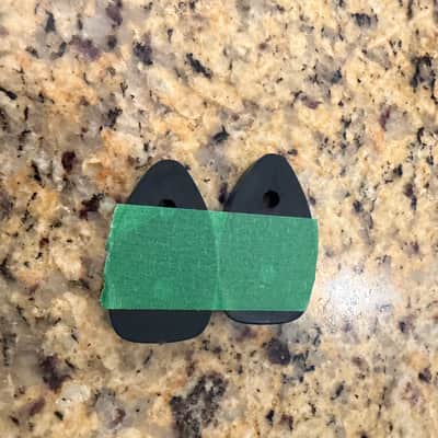 Ayotte SMALL lug spacers NOS 2018 - Black, matte image 2