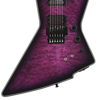 Schecter E-1 FR S Special Edition Electric Guitar - Trans Purple Burst image 3