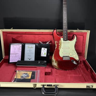 Fender Custom Shop 1963 Stratocaster Super Heavy Relic - Candy Apple Red image 16