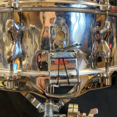 John Grey - 5x14" Autocrat Metal Snare Drum, Modified 1970's - Chrome over Steel image 10