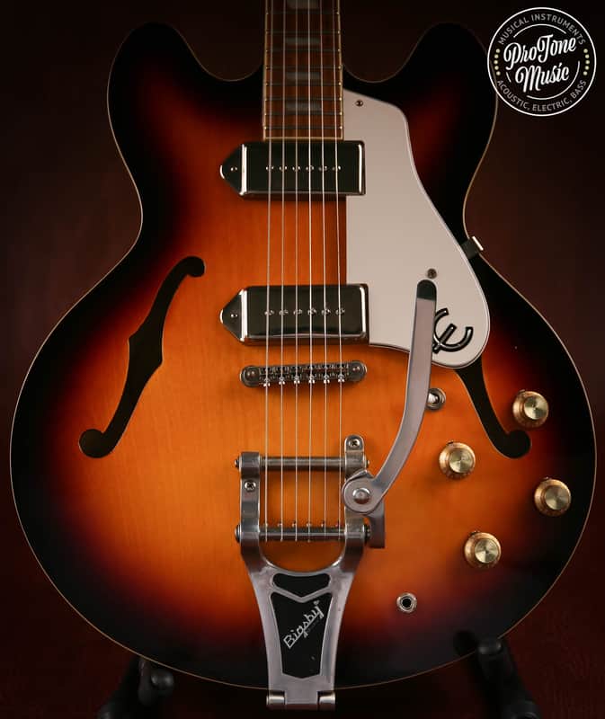 2010 Epiphone Casino Ltd Edition Custom Shop Bigsby Sunburst