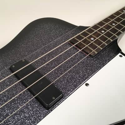 Bell & Hern Custom "Thunderdome" Set Neck 4 String Industrial Sparkle Bass - Heavy Sixx Vibes image 3