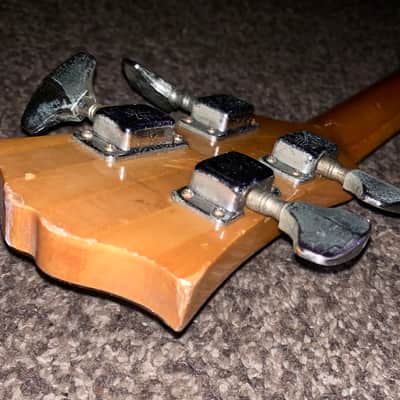Vintage 1960’s Conrad acrylic electric Bass Guitar made in japan image 11