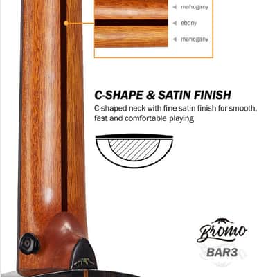 Bromo BAR 3 CE All-Solid Top Traveler Acoustic Guitar image 6