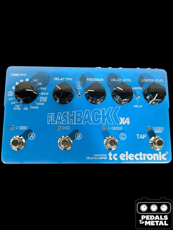 TC Electronic Flashback X4 Delay & Looper 2011 - 2019 - Blue - X16371 image 1