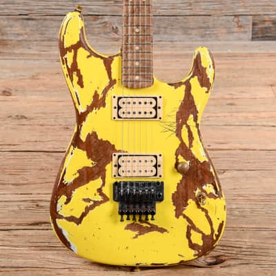 Charvel CS San Dimas Relic Yellow 2017 (s616) image 1