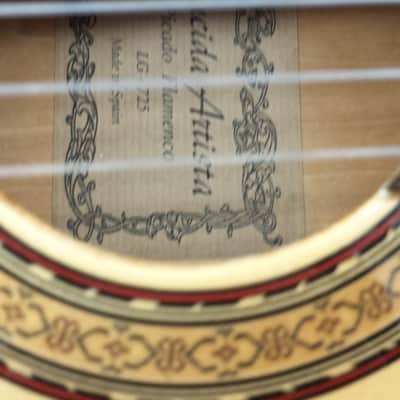 Lucida Artista LG-725 Classical Flamenco Guitar 200? Natural with Hard Case image 3