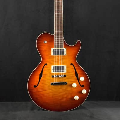 Collings SoCo Deluxe Semi-Hollow Dark Cherry Sunburst image 2