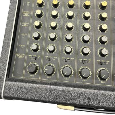 1980's Yamaha EM-100 6-Channel Powered Analog Mixer image 3