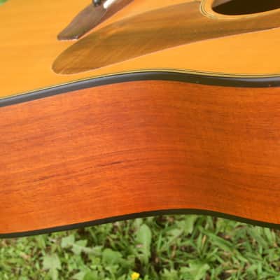 1990 Yairi semi-dreadnought size Acoustic Guitar 40-LO - Natural+Martin Hard Case image 13