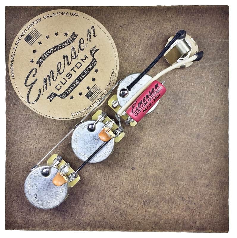 Emerson Custom Prewired Kit for Jazz Bass image 1