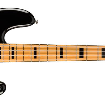 Squier Classic Vibe 4-String Precision Bass Guitar 70s, Maple Fingerboard, Black image 1