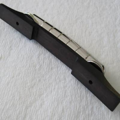 Gretsch Nickel Rocking Bar Bidge Assy with Ebony Base 0062844049 image 2