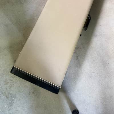 ULTRA RARE 1963-1964 Fender Stratocaster Case and Full case Candy set - strap, polish cloth, hang tags. etc NEAR MINT White Cookies and Cream image 4