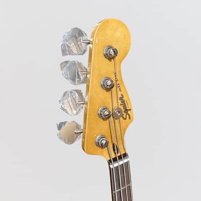Fender Squier Classic Vibe '60s Jazz 4 String Electric Bass Guitar - Tahitian Coral image 6