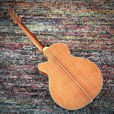 Takamine Legacy Series EF508KC Acoustic/Electric Guitar, Hawaiian Koa top, back, and sides, case image 5