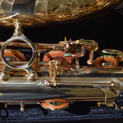 Selmer Series II Baritone Sax-just serviced 1987 Original lacquer image 17