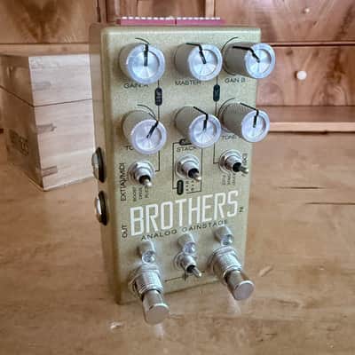 Chase Bliss Audio Brothers dual stage drive pedal midi 2023 - Gold image 1