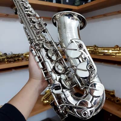Yamaha YAS-62s Silver Alto Saxophone image 1
