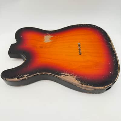 MJT Telecaster Body Alder Relic Nitro 3TS Light mjt6670 image 6