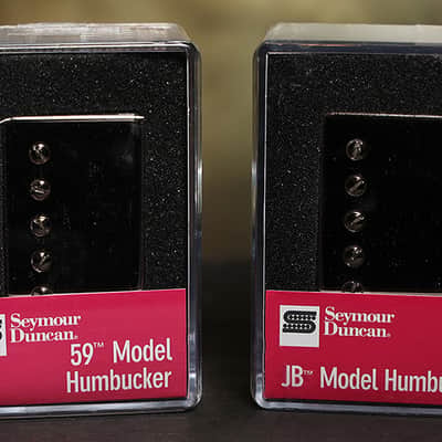 Seymour Duncan SH-4 JB Bridge & SH-1 59 Neck Nickel Humbucker Pickup Set image 1