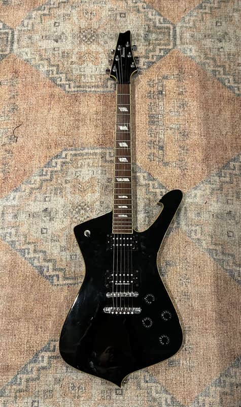 Ibanez IC400-BK Iceman Reissue 2004 - 2007 - Black image 1