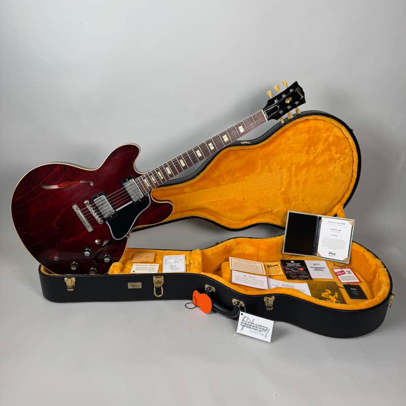 2025 Gibson Murphy Lab '64 Reissue ES-335 Rustic Red Light Aged