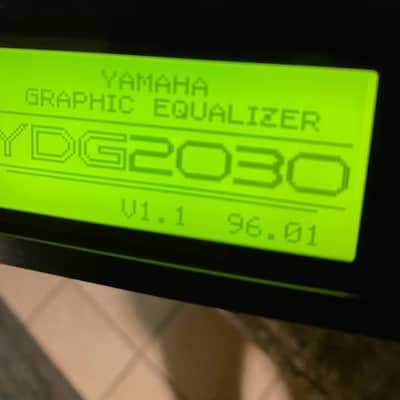 Yamaha YDG2030 Dual-Channel 30-Band Digital Graphic Equalizer image 6